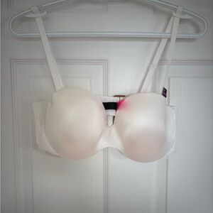 La SENZA White Satin Bra
